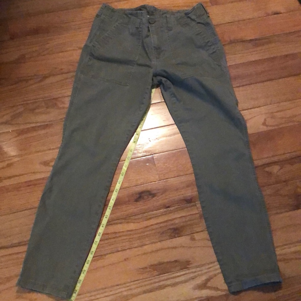 Cabi Olive green deep pocket pants